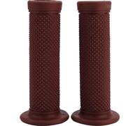 2pcs 22mm Universal Vintage Motorcycle -Griffes de guidon Décoration étoile Extrémité de la tige (brun rouge)