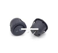 2PCS 23mm Round Rocker Switch Kit 2pin 3pin 4pin 6pin 10A/125V 6A/250V AC 2/3 Position SPDT DPDT ON-OFF-ON/ON-OFF NWPNLXEA(2pin on off black)