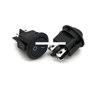 2PCS 23mm Round Rocker Switch Kit 2pin 3pin 4pin 6pin 10A/125V 6A/250V AC 2/3 Position SPDT DPDT ON-OFF-ON/ON-OFF NWPNLXEA(4pin on off square)