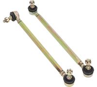 2pcs 250 mm articulation à rotule barre d'accouplement 10mm en alliage d'acier fileté pour 125cc Quad Dirt Bike ATV Go Kart
