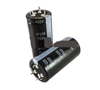 2PCS 25V 100V 400V 450V 4Pin Aluminum Electrolytic Capacitor Audio 1000UF 820UF 1200UF 1500UF 1800UF 2200UF 10000UF 100000UF NWPNLXEA(450V1800UF 45X100)