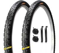 2pcs 26x1.50 40-559 Pneu Vélo Clincher | 26 1.50 Antipiqûres pour VTT, Vélo de Ville et Tourisme | Pneu Résistant à l'Usure et à la Perforation, Traction Élevée