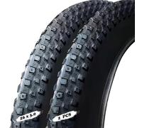 2PCS 26x3.0 Pneu Large Résistant aux Crevaisons for Vélo Électrique, VTT, Neige et Sable Paroi Renforcée, Motif Tout-Terrain, Compatible sans Chambre à Air(TIRE)