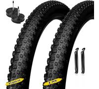 2pcs 27.5x2.10 Pneu Vélo, 27.5 2.10 Pneu VTT Anti-crevaison Résistant à l'Usure Tout Terrain Pneu de Montagne pour Route Urbaine et Chemin