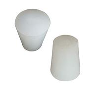 2pcs 3 # -14 # Plug silicone sans trou pour Airlock Valve barboteur Brew vin de qualité alimentaire Stopper en caoutchouc de silicone (4 #)