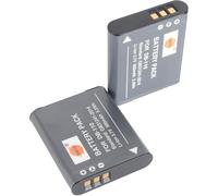 2pcs 3.7V 900mAh DB-110 Batterie de Remplacement Compatible pour Ricoh GR III,Ricoh WG-6,Ricoh G900,Ricoh G900SE Caméra