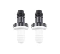 2pcs 3/8" 10mm ABS One-Way Check Valve for Fuel Gas Liquid Air