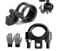 2pcs 3/8" et 1/2" Extracteur Rotule Axiale Extracteur de Rotule Universel | Convient pour les Extrémité du Levier de Direction de 27 à 42 mm, avec Gants Fournis pour Espaces Étroits, Voitures, Camions