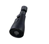 2pcs 3 In 1 Kitchen Faucet Extender 360 Degree Rotate Pull Out Tap Multi-mode Strong Flushing Booster Accessories Pour Cuisine(Black)