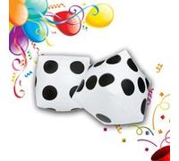 2pcs 30cm Jumbo Grand Gonflable Dice Dot Diagonale géant Toy Party Air G