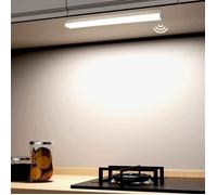 2pcs 30cm Lumière de Placard,Sans Fil, Rechargeable par USB, Aimanté, Détecteur de Mouvement, Baladeuse de Secours, Veilleuse