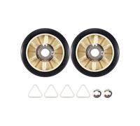 2PCS 349241T Ensemble de Rouleaux de Tambour de SéChage pour Whirlpool Kenmore Sears