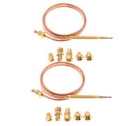 2pcs 35 '' Set de remplacement de four à gaz Thermocouple for appareils de chauffage avec adaptateurs