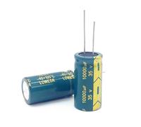 2pcs 35v10000uf volume 18x35mm aluminum electrolytic capacitors NWPNLXEA