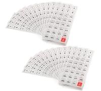 2pcs 365 Jours Calendrier Autocollants 12 Mois Date Autocollants Scrapbook | Accessoires Set Autocollants Vintage Enfants Calendrier de Poche pour Bullet Journal, Album Photo, Ordinateur Portable