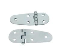 2pcs 38×108mm Marine-Grade Stamped Hinge-304 Stainless Steel Heavy-Duty, Corrosion-Resistant Hinge for Exterior Use on Yacht Cabinets and Storage Units