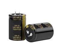 2Pcs 400V Capacitor Amplifier Electrolytic Capacitor 2000Hours 105 ℃ For Filter/Audio/Air Conditioner/HiFi/Power Capacitance AUOQKQUT(400V560UF 30x50)
