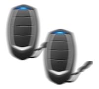 2PCS 433,92 MHz Télécommande Portail Compatible avec MOTOR Falk MX4SP MXS4SP MX5SP RCM DSM Telecommande Porte de Garage,4 Canaux