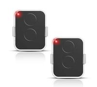 2PCS 433,92 MHz Télécommandes de Portail, Compatible Nice Era ONE2/ON2E/ON4E/ON1E, 2 Canaux Télécommande Porte de Garage,Rolling Code