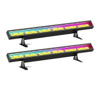 2PCS 450W Wall washer Lumière de scène COB Barre LED Projecteur Wallwasher Lumière de fête, contrôle du DMX Bar LED pour Club Fête Festival éclairage Disco
