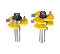 2PCS 47MM Cove 1-7/8 T & G ASSEMBLAGE Cutter Routeur Bit Fraise À Bois for Moulin À Face En Bois(6x47.6x6.35)