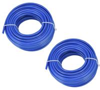 2pcs 4mm String Trimmer Line Nylon Round Blue Lawn Accessoire pour Husqvarna 10m / 32,8ft