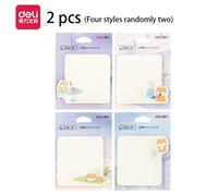 2pcs/4pcs Mignon Auto-Adhésif Bloc-Notes Bloc-Notes Kawaii Bloc-Notes Planificateur Autocollant Signet École Fournitures De Bureau Papeterie