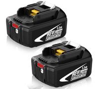 2pcs 5.5Ah 18V Remplacement pour Makita Batterie 18V BL1860B BL1850B BL1850 BL1860 BL1840B BL1840 BL1830B 194205-3 194309-1 194204-5 196399-0 avec Indicateur LED