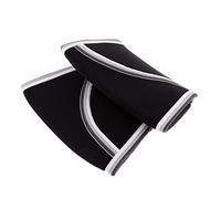 2pcs 5mm Manchons Coudière Néoprène Coudière Coudière Haltérophilie Basketball XL Noir