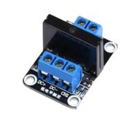 (2pcs) 5V Solid State Module - 1/2/4/8 Way, 240VAC 2A Low Level Trigger, High Durability, Fast Switching Frequency, Ideal for Automation Projects(1-Way Solid State Relay Module)
