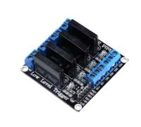 (2pcs) 5V Solid State Module - 1/2/4/8 Way, 240VAC 2A Low Level Trigger, High Durability, Fast Switching Frequency, Ideal for Automation Projects(4-Way Solid State Relay Module)