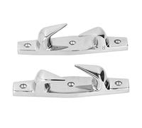 "2Pcs 6 Pouces D'Ancrage Des Crampons D'Amarrage Battre Droit Des Taquets D'Amarrage Droit Des Taquets De Bateau Fairlead Accessoires De Bateaux Marins En Acier Inoxydable Fairlead Creux"
