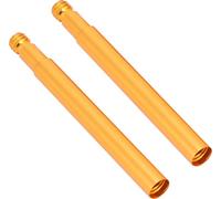 2pcs 60 mm vélo Presta Valve Extender intérieur valve de pneu extension (or)