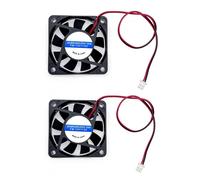 2PCS 60 x 60 x 15 mm 2pin DC 12V Mini ventilateur refroidissement silencieux petit 60mm avec fils 6015 6cm miniature brushless DC ventilateur dissipateur thermique 12V ventilateur imprimante 3D