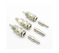 2PCS 6mm 8mm 10mm Hose Barb Pneumatic Fitting Quick Coupling Connector Coupler(10mm)