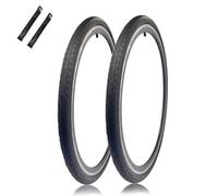 2PCS 700x25/28/32/35/38/40C Pneus De Vélo De Route 700 25/28/32/35/38/40C Kit D'accessoires De Remplacement pour Vélo avec Double Bande De Roulement Et Protection Anti-crevaison(700x28c)