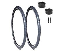 2PCS 700x35c/38c Ensemble De Pneus Et Chambres À Air pour Vélo avec 2 Leviers 7 00 35c/38c 60TPI Accessoires De Remplacement pour Vélo Anti-crevaison Compatible avec Les Vélos(700x35c)