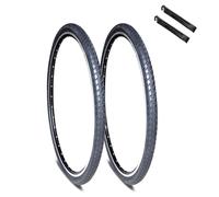 2PCS 700x35c/700x38c Bike Tire 60 TPI Puncture Proof Bicycle Replacement Accessories, Compatible with Road Mountain Electric Hybrid Trike Low Rider Bikes(700x35c)