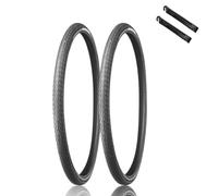 2PCS 700x38c (40-622) / 700x40c (42-622) Pneus de Vélo | Pneus Anti-crevaison pour Vélo Accessoires de Rechange avec 2 Démonte-pneus Compatible avec: Vélos de Route VTT Vélos(700x38c)