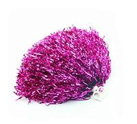 2PCS 70G 11.8 '' Cheerleading Pom-Pom Girl Anneau Pom Poms Sports Party Accessoires Danse Balle Parti Cheer Pom pour Colleage Esprit d'équipe Événements corporatifs (Rose Rouge)