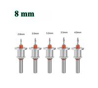 (2PCS 8x8x3.5mm)2PCS 2.8/3/3.2/3.5/4mm Adjustable Countersink Drill Bits 8mm Shank Drill Bit Set Screw Woodworking Chamfer Tool Quick Change