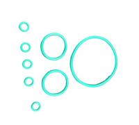 2pcs 95x4 95 * 4 98x4 98 * 4 100x4 100 * 4 OD Épaisseur Green Fluoro FKM Fluorine Rassider Gommette Sceau d'huile O Sceau d'huile O Ring Compatible avec Divers(95x4)