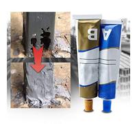 2PCS(A+B)MagicRepair Glue Metal Repairing Adhesive Super Glue,Colle de réparation magique,super colle adhésive de réparation de métal,FerAcier Réservoir Radiateur Fuite spéciale Bouchage Soudage(100g)