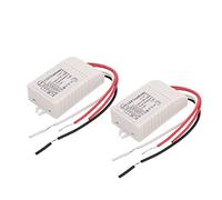 2Pcs AC En vedette 220V à DC Efficacité fiable 3V Transformateur de tension électronique Pilote LED for 51-80LED Transformateur de puissance léger Petit