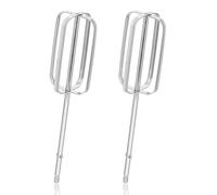 2pcs Accessoires pour Batteurs à Main, Acier Inoxydable Hand Mixer Attachments Pièces de Mélangeur Électrique pour Hamilton Beach Batteur à Main 62682RZ 62692 62695V 64699 (4 Bâtons)