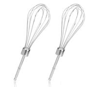 2pcs Accessoires pour Batteurs à Main, Acier Inoxydable Hand Mixer Attachments Pièces de Mélangeur Électrique pour Hamilton Beach Batteur à Main 62682RZ 62692 62695V 64699 (12 Bâtons)