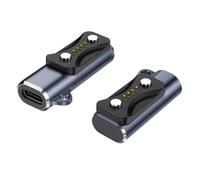2Pcs Adaptateur Charge USB-C Compatible Polar Vantage V3 M3 Magnétique Gris | chargeur montre compact et portable