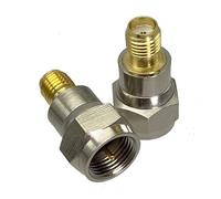 2pcs Adaptateur Connecteur IEC PAL DVB-T/F TV/MiniUHF/MCX Vers SMA/SMB/IEC/MCX/MMCX/RCA TV Male &Prise femelle coaxiale RF(Type 4)