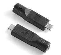 2pcs Adaptateur de Câble pour Starlink Mini, Adaptateur USB C Mâle vers DC Femelle PD Source 20V Sortie d'alimentation 100W Adaptateur de Cordon d'alimentation pour Starlink Mini