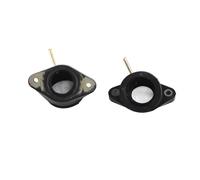 2pcs Adaptateur d'Interface de Carburateur, Démarrage de Collecteur d'Admission de Carb de Moto de Carburant en Caoutchouc avec Joints Toriques Assortis pour XV400 XV500 XV535